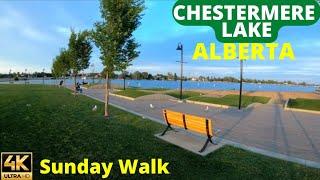 Chestermere Lake Alberta Canada I Walking Tour In 4K