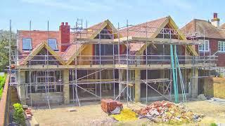 Contemporary House Build, Folkestone - 1.5 years in 6 mins