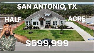 San Antonio TX New Half Acre Homes for Sale