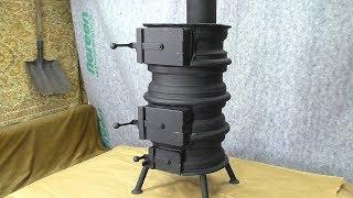 Wood Stove from Car rims DIY