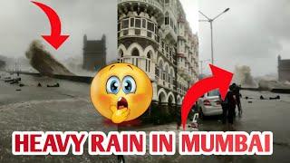 HEAVY RAIN IN MUMBAI NEAR TAJ HOTEL | HEAVY RAIN IN MUMBAI LIVE | MUMBAI RAIN TAJ HOTEL | LIVE