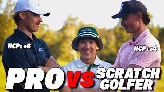 Can a Scratch Golfer compete with 2 PGA Pros?