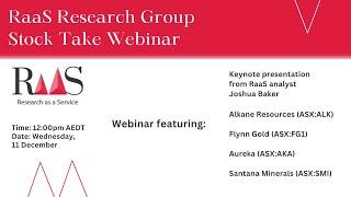 RaaS Group Stock Take Webinar - Gold Focus