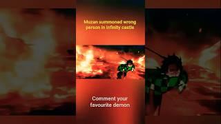 Muzan summoned wrong person in infinity castle#muzan#sukuna#demonslayer#anime#attitude#shorts#fyp