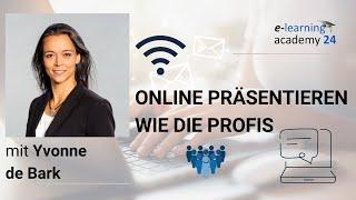 Online präsentieren wie ein Profi mit Yvonne de Bark (TEASER)