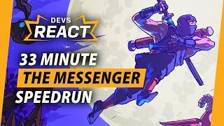 The Messenger Developers React to 33 Minute Speedrun