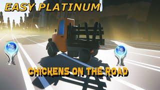 Chickens on the Road | PS5 | Easy 100% Platinum Walkthrough| Trophy & Achievement Guide 