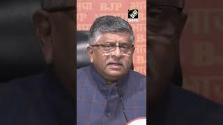 National Herald Case: The family must pay for its sins…”Ravi Shankar Prasad corners Gandhi ‘Parivar’