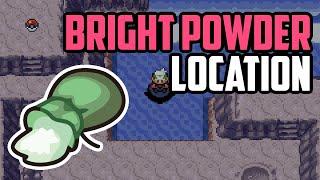 Where to Find Bright Powder - Pokémon Emerald