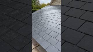 Slate roofs are so satisfying! #roofing #slate #slating #lead #leadwork #roof #satisfying #freebird