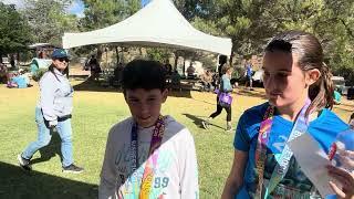 12-year-old twins Sebastian and Savanna Wick talk about running the Bisbee 1000.