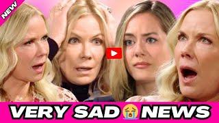 Today's Very SadNews !!B&B Brooke Logan Quits Forrester!! Heart Breaking  News! It will Shock You