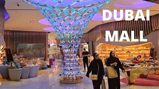  DUBAI UAE, 2 HOUR WALKING TOUR AROUND DUBAI MALL, MAY 2022, 4K60FPS