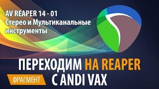 AV REAPER 14 - 01 Стерео и Мультиканальные инструменты