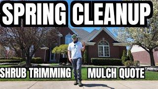 How Much Should Landscapers Charge to Bid Spring Cleanup, Shrub Trimming, & Mulch in 2025?