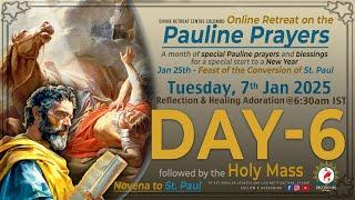 (LIVE) DAY - 6,Pauline Prayers; Novena to St. Paul - spl start to New Year | Tue | 7 Jan 2025 | DRCC