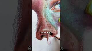 Best nose I’ve drawn, by far #drawing #coloredpencil #arttheory #arts #art #artwork  #aesthetic