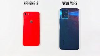 Vivo Y33S Vs Iphone 8 | Speed Test & Comparison