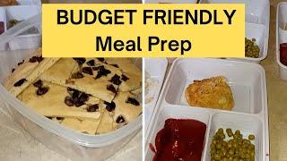 BUDGET FRIENDLY MEAL PREP - Sheet Pan Pancakes, Salmon Patties, Harvard Beets, Sugar Peas