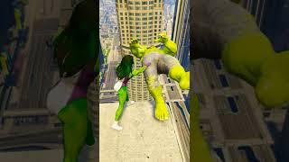 GTA V SHE-HULK KILL HULK | #shorts