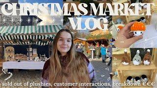 FINAL Market Vlog of the year ️// craft fair, small business owner, vendor booth setup