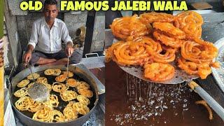 OLD FAMOUS JALEBI WALA in OLD DELHI || FOOD GEM  OF DELHI