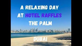 A relaxing day at Hotel Raffles The Palm Dubai | Next door guests having a "concert" in the morning