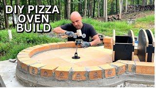 How to Build a Brick Pizza Oven? TIMELAPSE Oven Stand  and Built-In BBQ Area |Step-by-Step DIY Guide