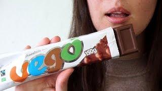 ASMR Eating Sounds: Chocolate Bar ~ Messy Eating (No Talking)