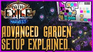 Advanced Harvest Garden Setup - T4 Seeds Viable Setup Explained | Path of Exile Harvest