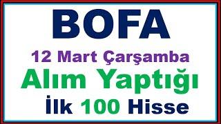 12 Mart #BOFA'nın Alım Yaptığı İlk 100 Hisse #halkaarz #bist100 #borsa #borsaistanbul #bistarz