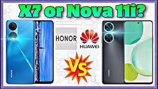 Huawei Nova 11i vs Honor X7 | Specification | Comparison | Features | Price