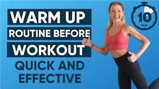 Warm Up Routine Before Workout Quick and Effective  (10 Minutes)