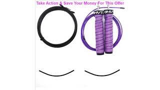 Best Crossfit Jump Rope Skip Speed & Weighted Jump Ropes Fitness Rope Strength Training Jump Rope