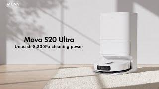 Mova S20 Ultra | Unleash 8,300Pa Self-cleaning Power