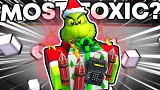 VOICE TROLLING as GRINCH In Heroes Battlegrounds ROBLOX