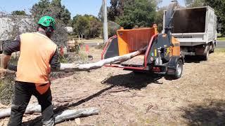 Forst ST8 Diesel Wood Chipper Demo