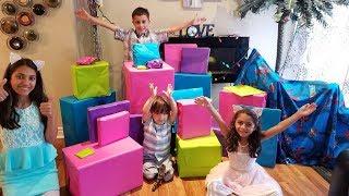 EID MORNING OPENING PRESENTS family fun kids vlog video