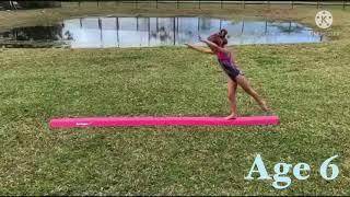 Kyleigh Brooke’s gymnastics evolution!