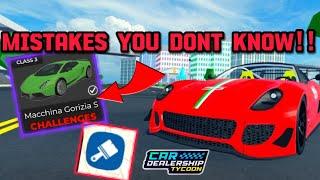 MISTAKES YOU DIDN'T NOTICE IN Car dealership tycoon PT.2!!  | Mird CDT