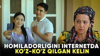 TAQDIRLAR - HOMILADORLIGINI INTERNETDA KO'Z-KO'Z QILGAN KELIN