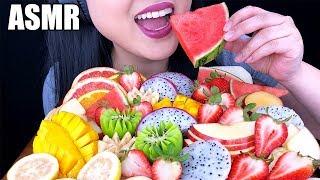 ASMR FRUIT PLATTER *MIXED FRUITS* (No Talking) EATING SOUNDS | ASMR Phan