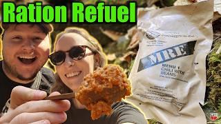 Army Chili on the Appalachian Trail: MRE Taste Test  (2014) US Military Meal Ready To Eat Review