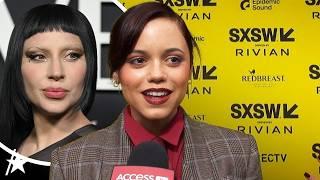 Jenna Ortega RAVES About Working w/ Lady Gaga For ‘Wednesday’ S2