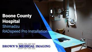 Shimadzu Radspeed Pro Installation For Boone County Hospital