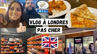 VLOG A LONDRES   WEEK-END À LONDRES EN COUPLE POUR PAS CHER  RESTO À VOLONTÉ   O2 OUTLET 