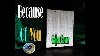 Because of you (Cajon Cover)