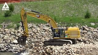 Skeleton Rock Bucket on New Cat 349 track excavator