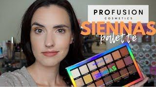 Profusion SIENNAS Palette | Swatches, Tutorial + What I Would Change...