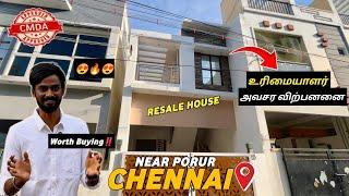 Urgent SaleResale House for sale in Chennai Near PorurNear Sri Krish International school